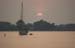 strand sailboat sunset